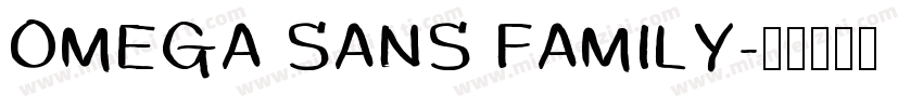 OMEGA SANS FAMILY字体转换